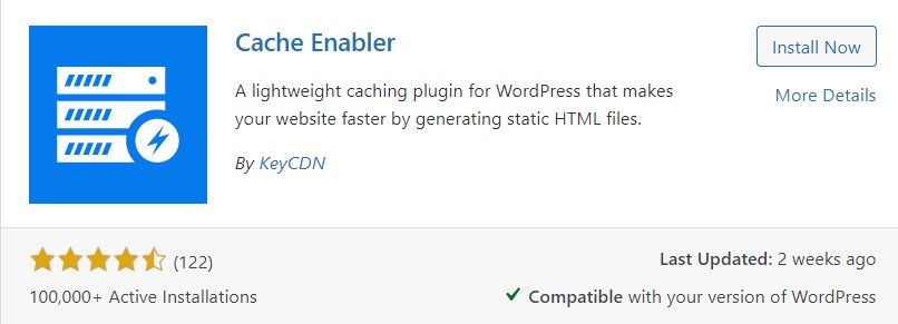 Cache Enabler Plugin WordPress