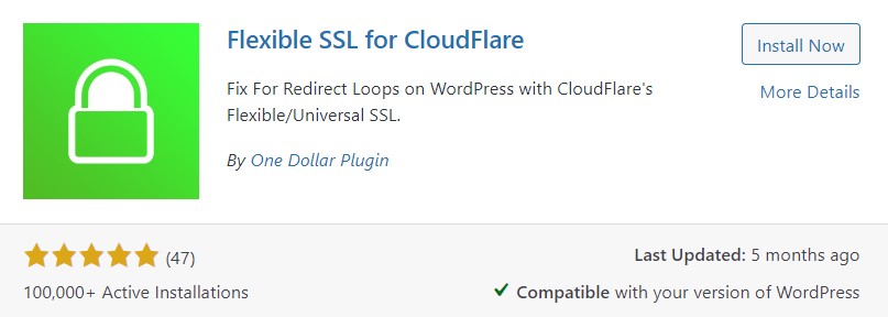 Flexible SSL for CludFlare