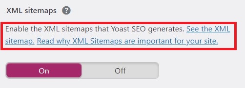 XML Sitemap Settings