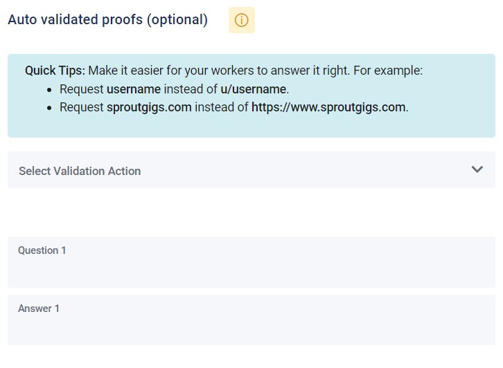 SproutGigs-Auto Validation Proofs